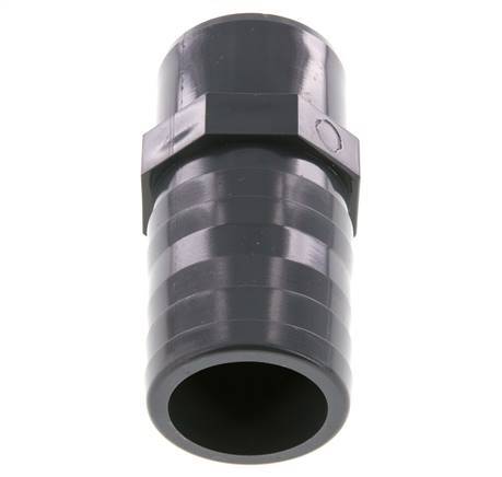 PVC Fitting Socket 50mm with Hose Barb 50mm (2'') [2 Pieces]