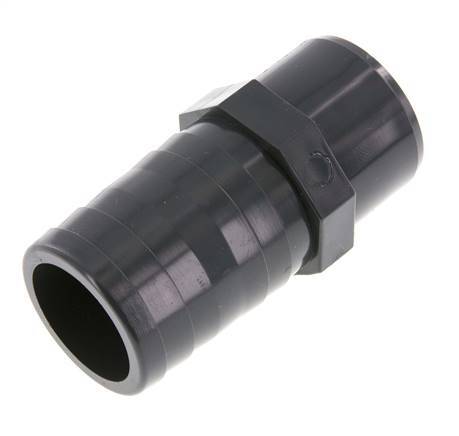 PVC Fitting Socket 50mm with Hose Barb 50mm (2'') [2 Pieces]