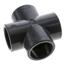 PVC Cross Fitting Socket 40x51mm