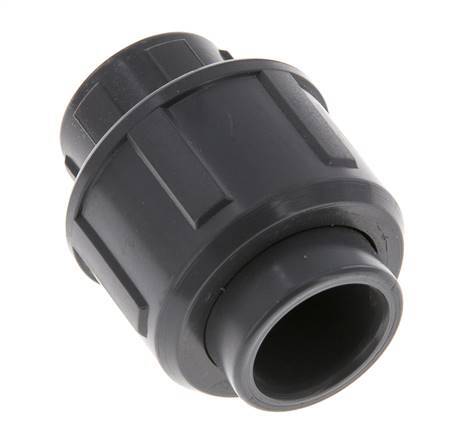 PVC Union Fitting Female Socket 16mm x Female Rp 3/8'' EPDM