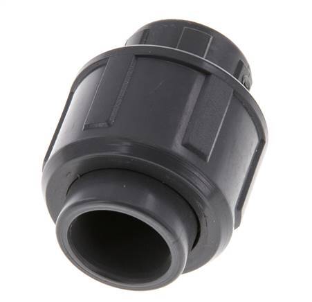 PVC Union Fitting Female Socket 16mm x Female Rp 3/8'' EPDM