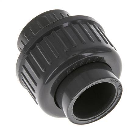 PVC Union Fitting Female Socket 20mm x Female Rp 1/2'' FKM