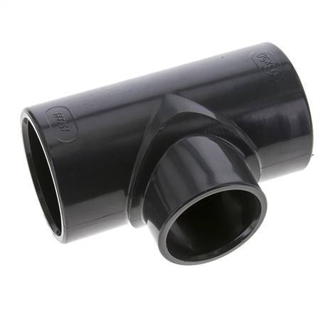 PVC Reducing Tee Fitting Socket 63 to 50mm