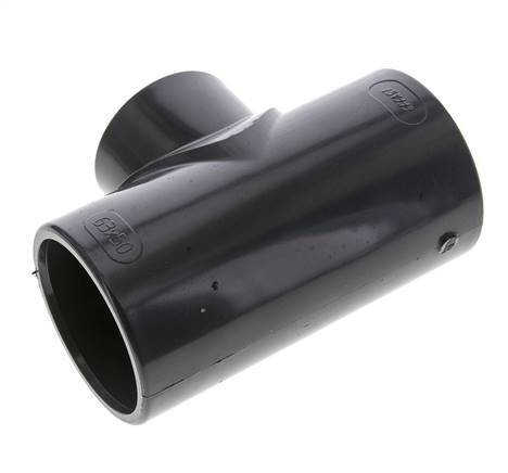 PVC Reducing Tee Fitting Socket 63 to 50mm