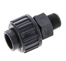 PVC Union Fitting Female Socket 16mm x Male R 3/8'' EPDM