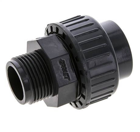 PVC Union Fitting Female Socket 32mm x Male R 1'' EPDM