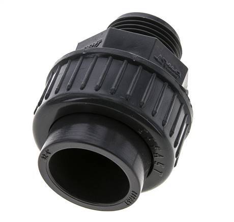 PVC Union Fitting Female Socket 32mm x Male R 1'' EPDM