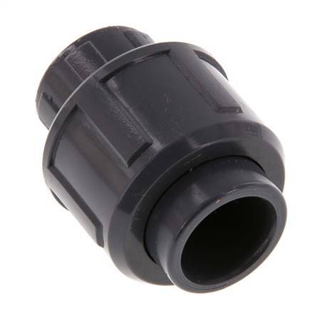 PVC Union Fitting Socket 16x34mm FKM [2 Pieces]