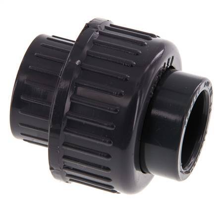 PVC Union Fitting Socket 20x43mm EPDM [2 Pieces]
