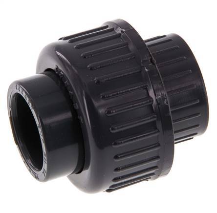 PVC Union Fitting Socket 20x43mm EPDM [2 Pieces]
