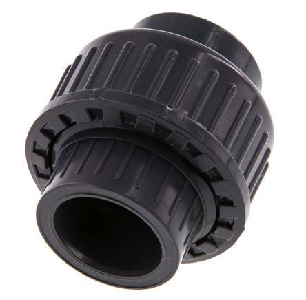 PVC Union Fitting Socket 20x43mm EPDM [2 Pieces]