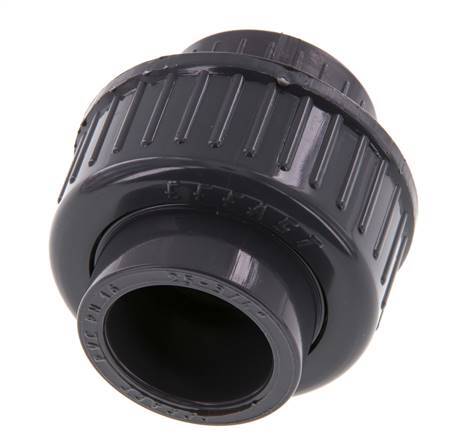 PVC Union Fitting Socket 25x54mm EPDM [2 Pieces]