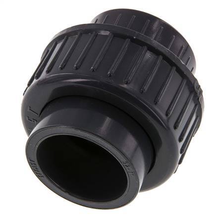 PVC Union Fitting Socket 32x61mm FKM