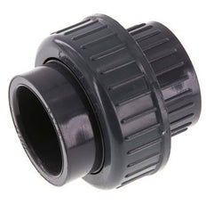 PVC Union Fitting Socket 40x75mm FKM