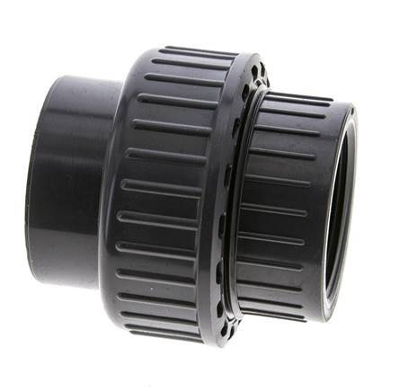 PVC Union Fitting Female Rp 1-1/2'' FKM