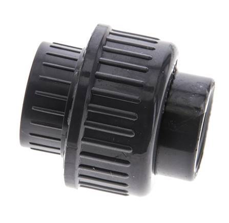 PVC Union Fitting Female Rp 1/2'' FKM