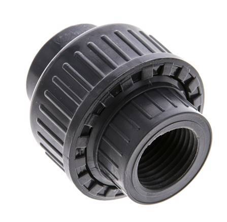 PVC Union Fitting Female Rp 1/2'' FKM