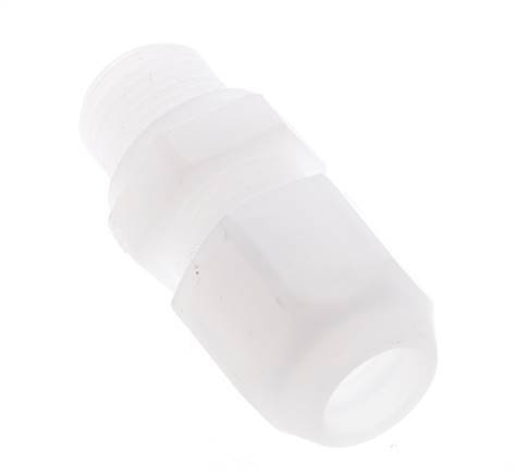 9x12mm & G3/8'' PP Straight Hose Fitting with Male Threads 10bar/145psi
