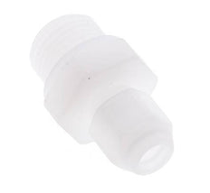 10x12mm & G1/4'' PVDF Straight Hose Fitting with Male Threads 10bar/145psi