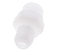 8x10mm & G1/2'' PVDF Straight Hose Fitting with Male Threads 10bar/145psi