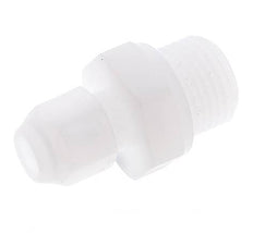 10x12mm & G1/4'' PVDF Straight Hose Fitting with Male Threads 10bar/145psi