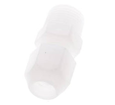10x12mm & R3/8'' PP Elbow Hose Fitting with Male Threads 10bar/145psi [2 Pieces]