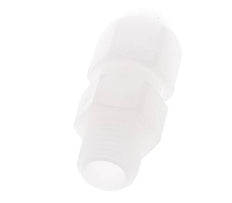 6x8mm & R1/8'' PP Elbow Hose Fitting with Male Threads 10bar/145psi [2 Pieces]