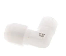 8x10mm & R3/8'' PVDF Elbow Hose Fitting with Male Threads 10bar/145psi