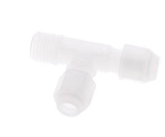 4x6mm & R1/4'' PP Right Angle Tee Hose Fitting with Male Threads 10bar/145psi [2 Pieces]