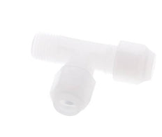 6x8mm & R1/4'' PP Right Angle Tee Hose Fitting with Male Threads 10bar/145psi [2 Pieces]