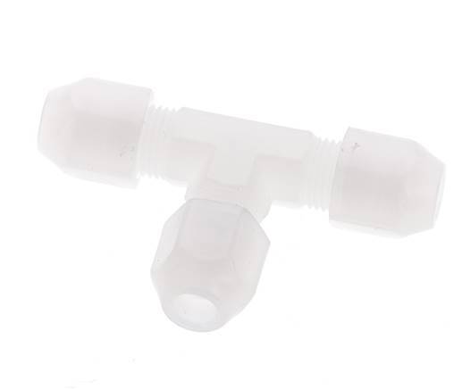 4x6mm PVDF T-Shape Hose Fitting 10bar/145psi