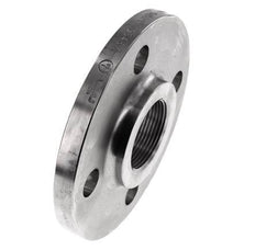 Threaded Flange DN40-PN16 Rp 1-1/2'' Stainless Steel 1.4571 DIN 2566