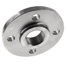 Threaded Flange DN40-PN16 Rp 1-1/2'' Stainless Steel 1.4571 DIN 2566