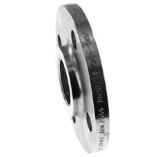 Threaded Flange DN40-PN16 Rp 1-1/2'' Stainless Steel 1.4571 DIN 2566