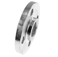 Threaded Flange DN100-PN16 Rp 4'' Zinc-Plated Steel DIN 2566 And EN 1092-1 (Type 13)