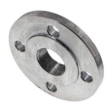 Threaded Flange DN40-PN16 Rp 1-1/2'' Zinc-Plated Steel DIN 2566