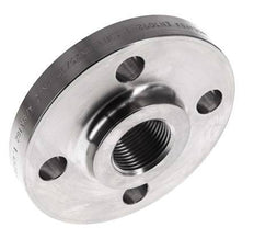 Threaded Flange DN25-PN40 Rp 1'' Stainless Steel 1.4571 DIN 2567 And EN 1092-1 (Type 13)