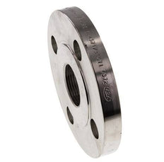 Threaded Flange DN32-PN40 Rp 1-1/4'' Stainless Steel 1.4571 DIN 2567 And EN 1092-1 (Type 13)