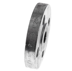 Threaded Flange DN10-PN40 Rp 3/8'' Zinc-Plated Steel DIN 2567 And EN 1092-1 (Type 13)