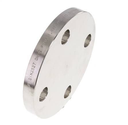 Blind Flange DN100-PN16 Stainless Steel 1.4571 DIN 2527 And EN 1092-1 (Type 05)