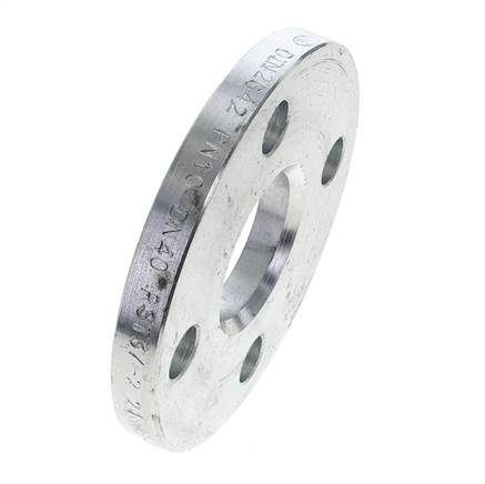 Loose Flange DN100-PN10 Galvanized Steel Solid Material DIN 2642 And EN 1092-1 (Type 02)
