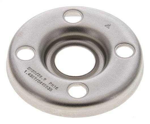 Loose Flange DN20-PN10 Stainless Steel 1.4301 Pressed Similar To DIN 2642