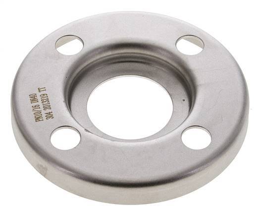 Loose Flange DN40-PN10 Stainless Steel 1.4301 Pressed Similar To DIN 2642