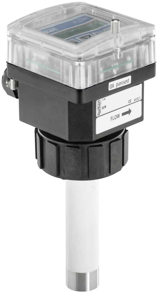 Elektromagnetischer Einsteck-Durchflussmesser, PVDF-Sensor, lange Sonde, mit Display - Bürkert 8045 - 559878
