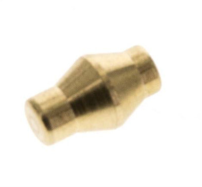 4mm Brass Closing Plug for Compression Ring Fittings 150 Bar DIN EN 1254-2 [5 Pieces]