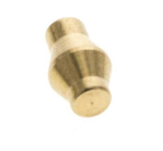 4mm Brass Closing Plug for Compression Ring Fittings 150 Bar DIN EN 1254-2 [5 Pieces]