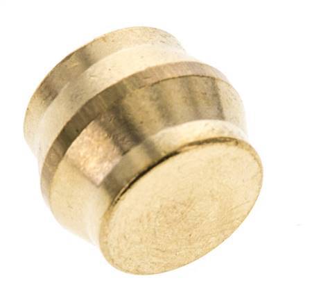 14mm Brass Closing Plug for Compression Ring Fittings 89 Bar DIN EN 1254-2 [2 Pieces]