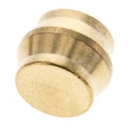 14mm Brass Closing Plug for Compression Ring Fittings 89 Bar DIN EN 1254-2 [2 Pieces]