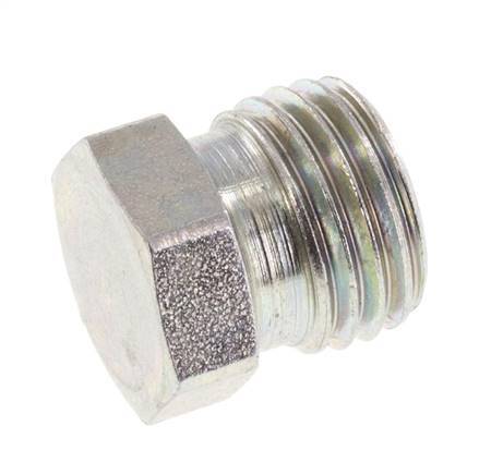 8L Zinc plated Steel Closing Plug for Tubes 315 Bar DIN 2353 [2 Pieces]