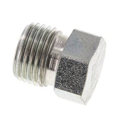 8S Zinc plated Steel Closing Plug for Tubes 630 Bar DIN 2353 [2 Pieces]